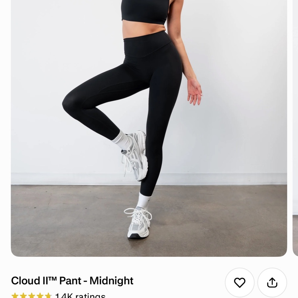 Cloud II™ High-Rise Leggings - Midnight Black